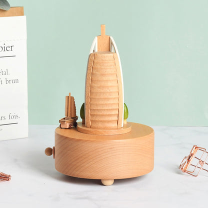 Music Box For Girls 7 Kinds Wooden Music Box Christmas With Comfortable Touching Music Box For Boys Men Women Kids Toddler