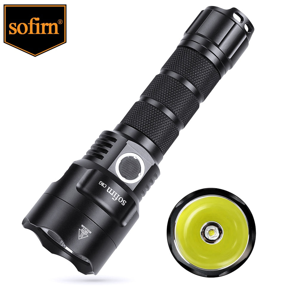 Sofirn C8G Powerful 21700  LED Flashlight SST40 2000lm 18650 Torch with ATR 2 Groups Ramping Indicator