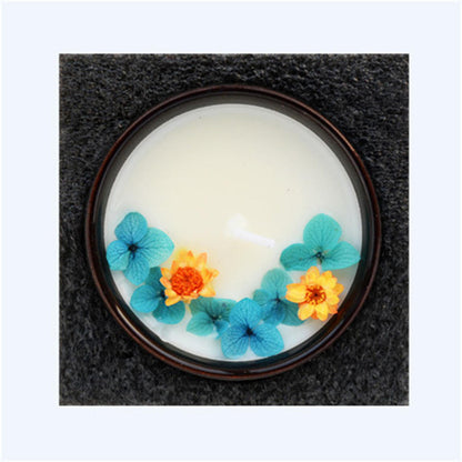 Flower Aromatherapy Candle Soy Wax Home Decorative Scented Candles Birthday Wedding Party Home Decoration Aroma Candles in A Jar