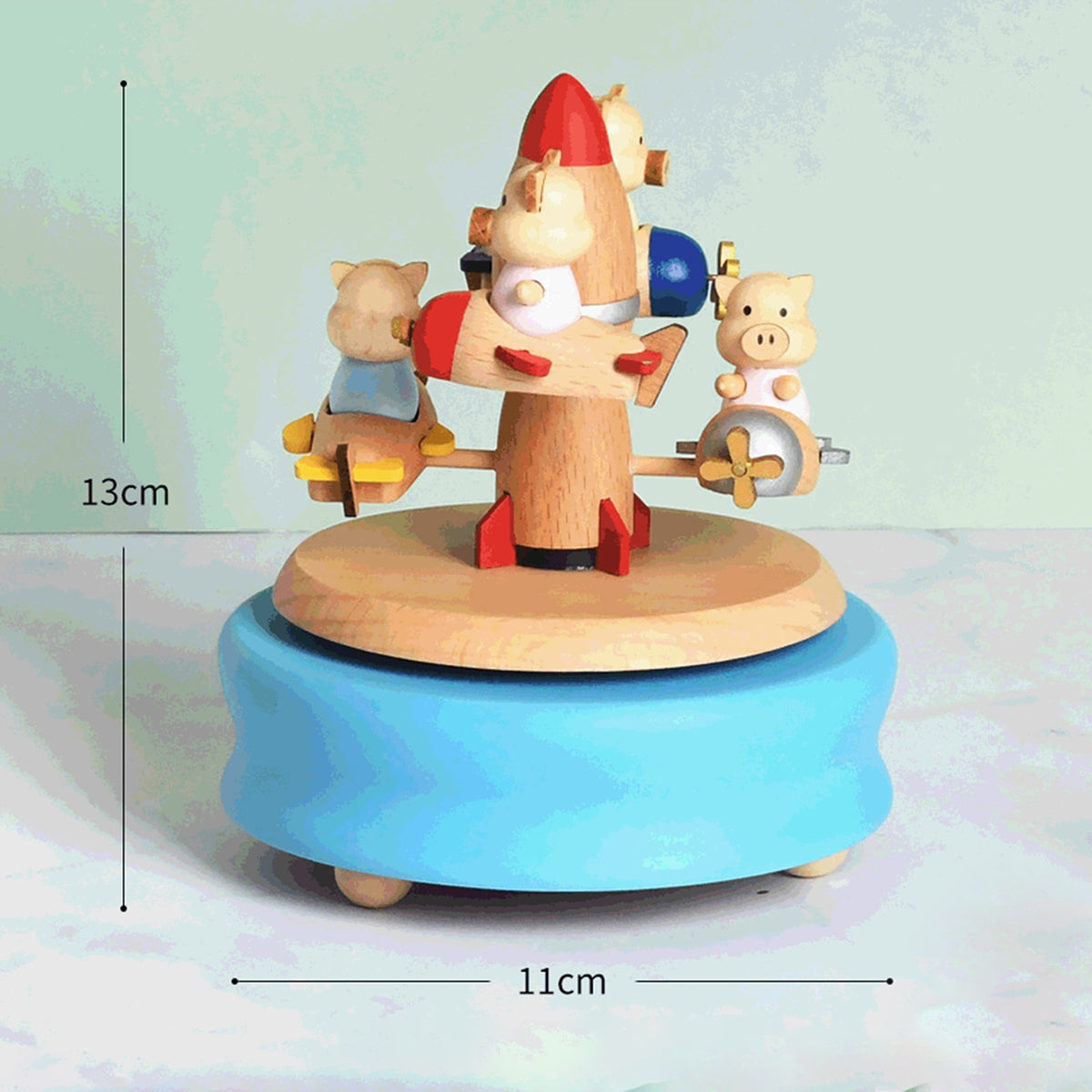 Music Box For Girls 7 Kinds Wooden Music Box Christmas With Comfortable Touching Music Box For Boys Men Women Kids Toddler