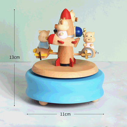 Music Box For Girls 7 Kinds Wooden Music Box Christmas With Comfortable Touching Music Box For Boys Men Women Kids Toddler