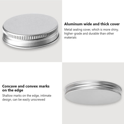 20pcs 30/50/60/80/100/120/150ml Empty Plastic Clear Cosmetic Jars Makeup Container Clear Jar Face Cream Sample Pot Container