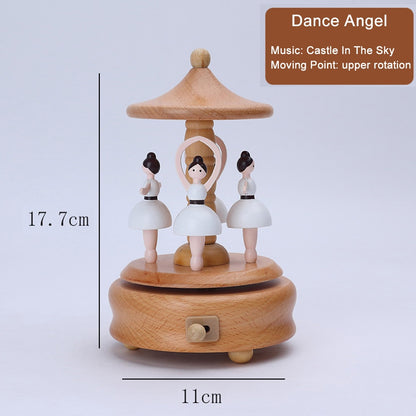 Music Box For Girls 7 Kinds Wooden Music Box Christmas With Comfortable Touching Music Box For Boys Men Women Kids Toddler