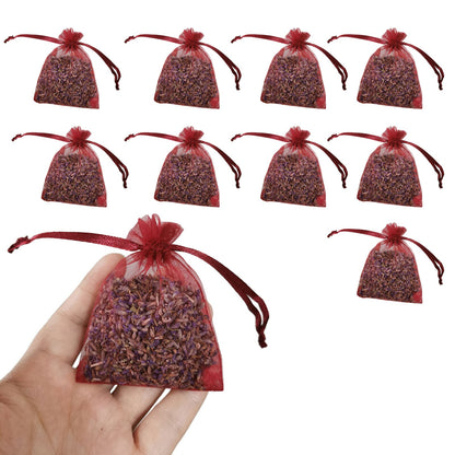 10/15Pcs Lavender Scented Sachets Bag For Closets Drawers Filled With Naturally Dried Lavender Flower Buds Air Refreshing Sachet