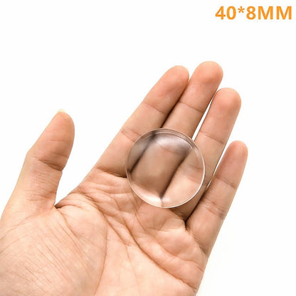 6/1pcs Door Handle Bumper Protective Plug Transparent Silicone Wall Protector Non-slip Round Door Stopper Muffler Self-adhesive