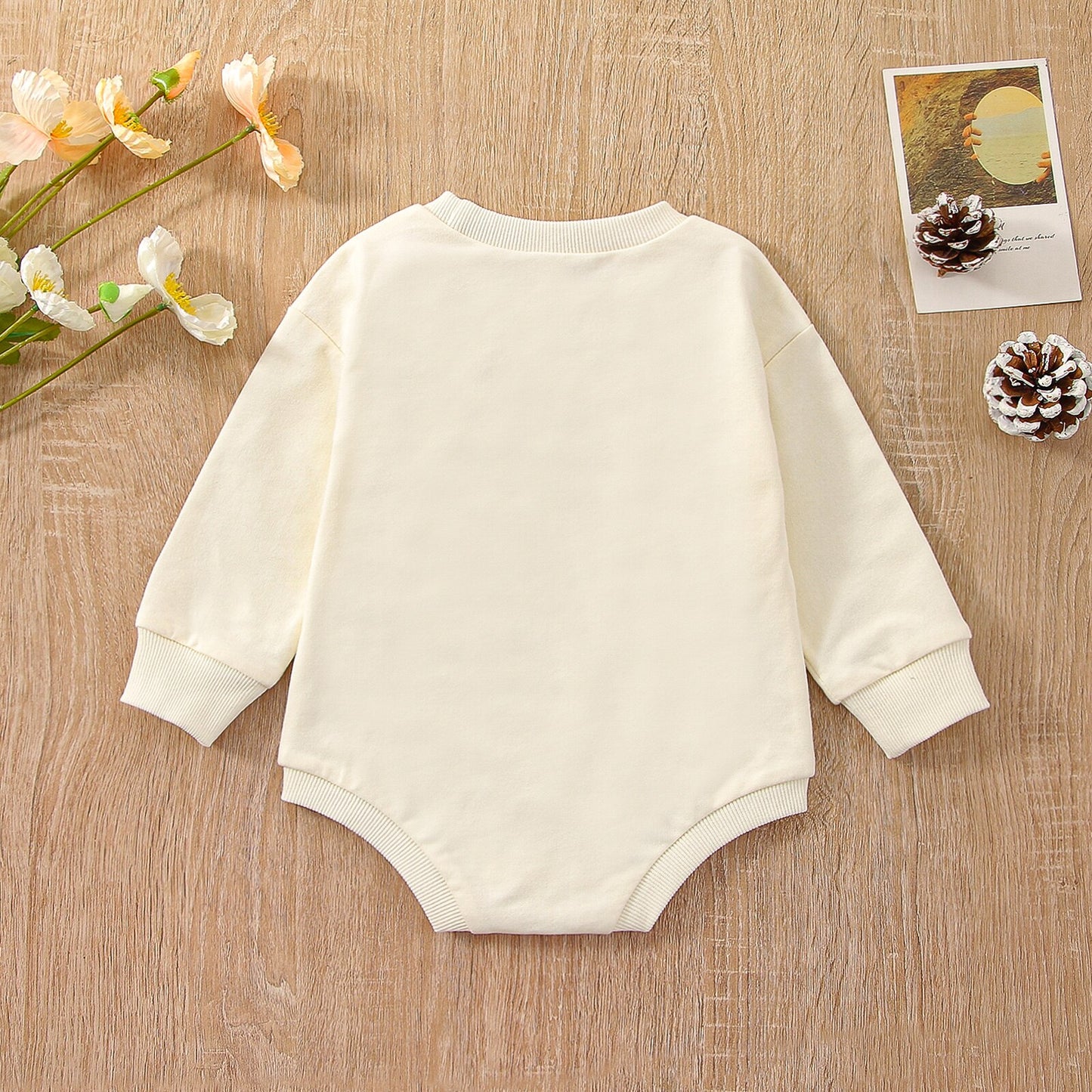 2022-08-08 Lioraitiin  0-24M Newborn Infant Baby Boy Girl 2Pcs Autumn Bodysuit Long Sleeve Sunshine Letter Printed Jumpsuit