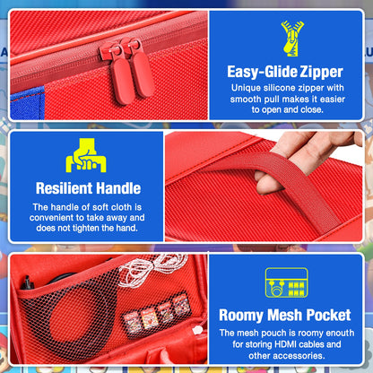 Large Carrying Protective Case for Nintendo Switch OLED Console Pro Controller Travel Storage Bag Case For Switch Accessories