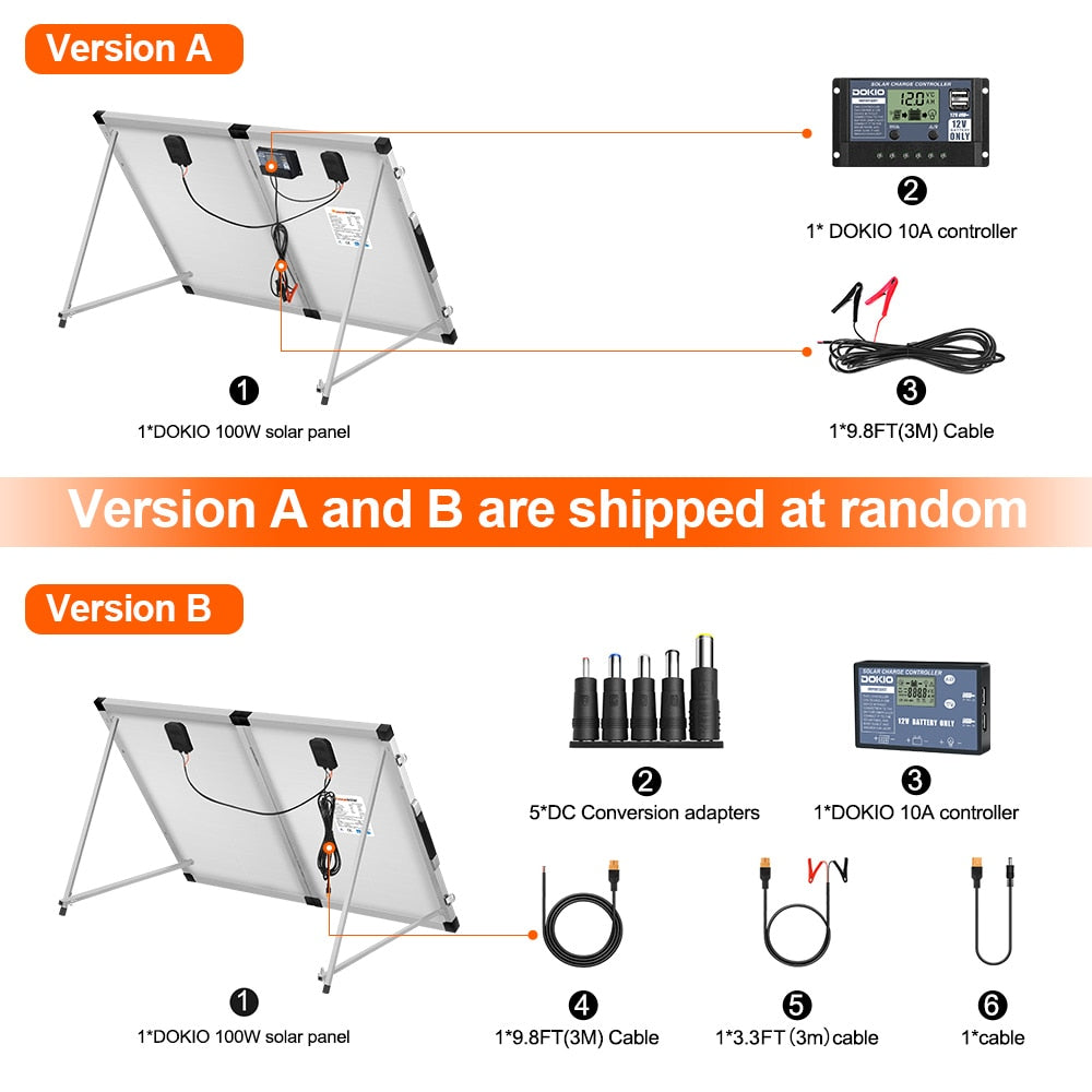 Anaka 100W 12V Solar panel China Solar battery Waterproof Solar Kits Panel Solar For Home/Caravan Solar Cell For Travel Camping