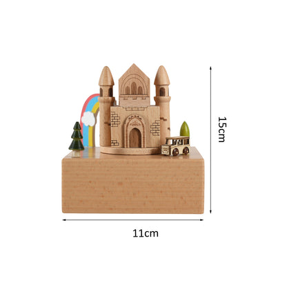 Music Box For Girls 7 Kinds Wooden Music Box Christmas With Comfortable Touching Music Box For Boys Men Women Kids Toddler