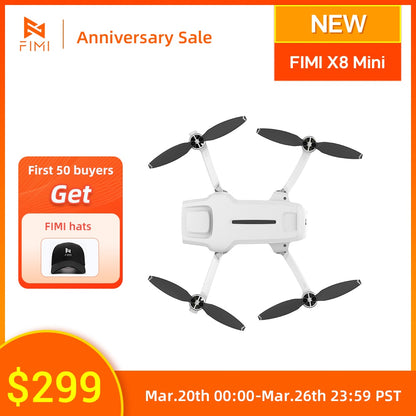 FIMI X8 Mini Drone with camera 4k remote control helicopter 3-axis Gimbal 249g helicoptero controle remoto Mini x8 pro drone