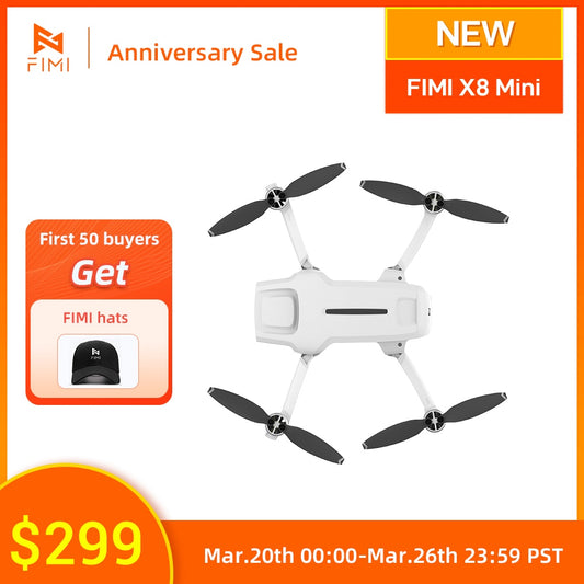 FIMI X8 Mini Drone with camera 4k remote control helicopter 3-axis Gimbal 249g helicoptero controle remoto Mini x8 pro drone