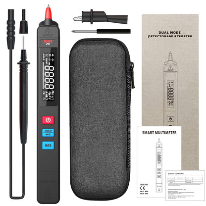 BSIDE New Voltage Detector Tester Non-contact Smart Electric pen NCV Live wire Continuity test Ohm Hz DC AC Digital Multimeter