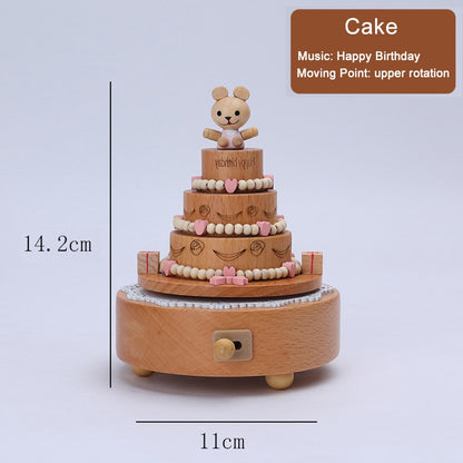 Music Box For Girls 7 Kinds Wooden Music Box Christmas With Comfortable Touching Music Box For Boys Men Women Kids Toddler
