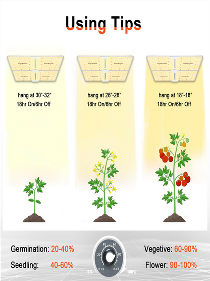 Spider Farmer SF4000 Full Spectrum LED Grow Light Samsung LM301B Dimmable Driver For Seedling Veg Flower Indoor