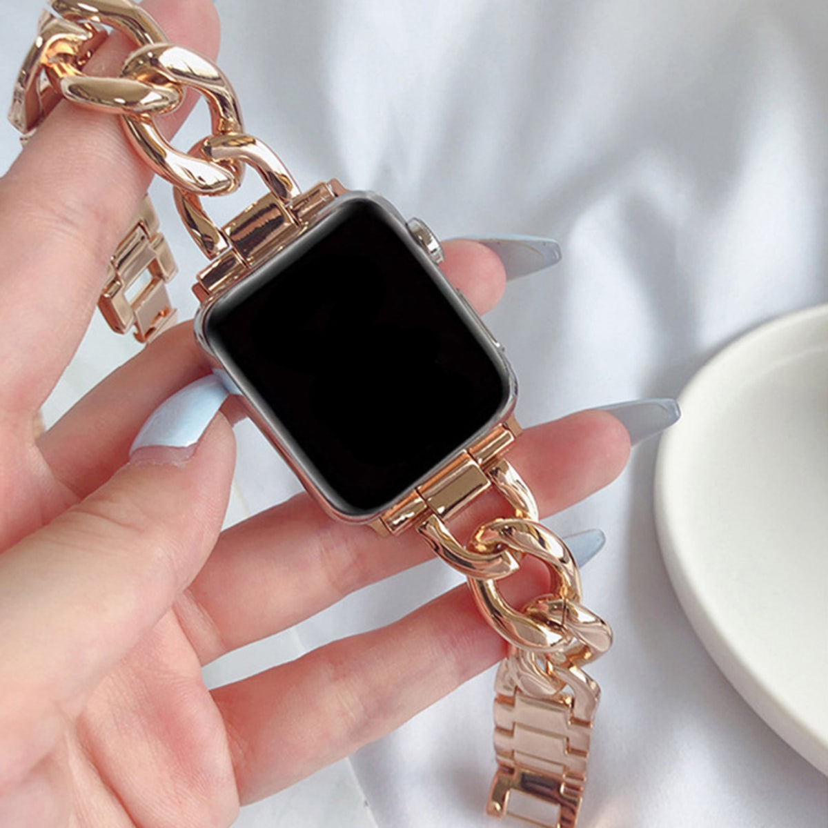 Stainless Steel Strap for Apple Watch 6 4 Se 7 Band 44mm 42mm 45mm 38/41 for Apple Watch Series 5 40mm Strap Band Bracelet Belt